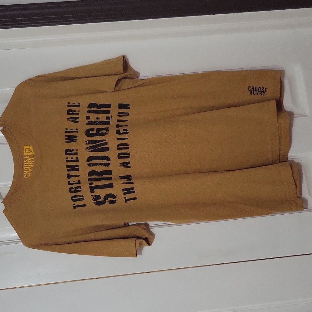 Unisex shirt- CHOOSE RCVRY,  size medium